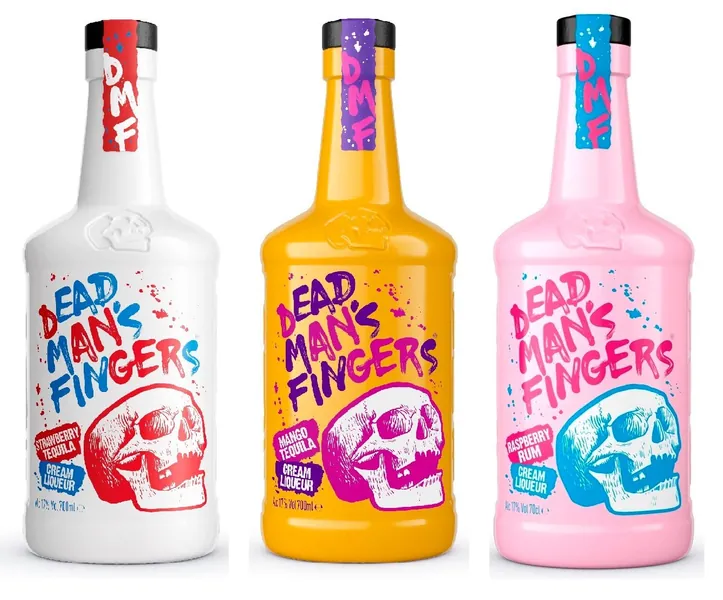 Dead Man's Fingers - Bundle - 3 x 70cl Cream - Liqueur