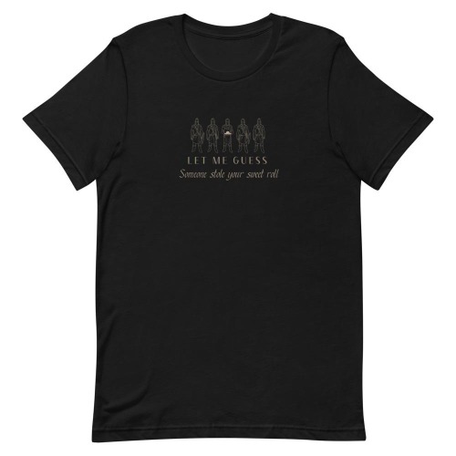 Sweet Roll | Short-Sleeve Unisex T-Shirt | Skyrim - Black / 2XL