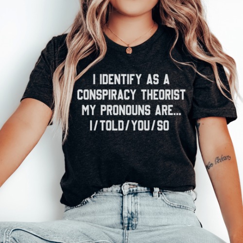 I Told You So Tee - Black Heather / 2XL