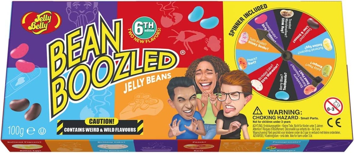 Jelly Belly Jelly Beans, Bean Boozled 5th Edition, Spinner Set - 100g