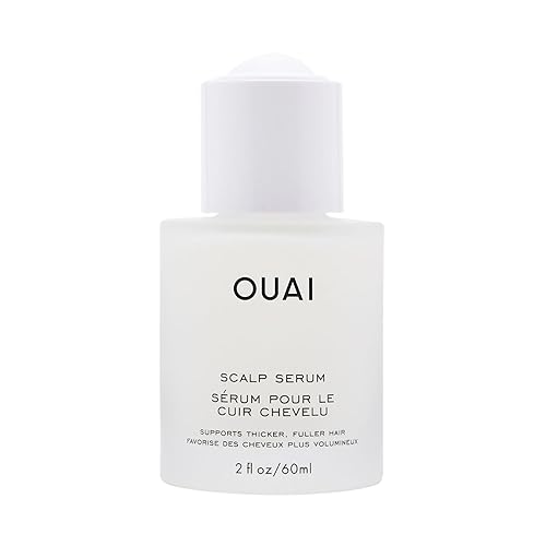 OUAI Scalp Serum - Balancing Hair Serum with Red Clover Extract, Siberian Ginseng and Peptides for Thicker and Fuller-Looking Hair - Paraben, Phthalate and Sulfate Free Scalp Care (2 Fl Oz)
