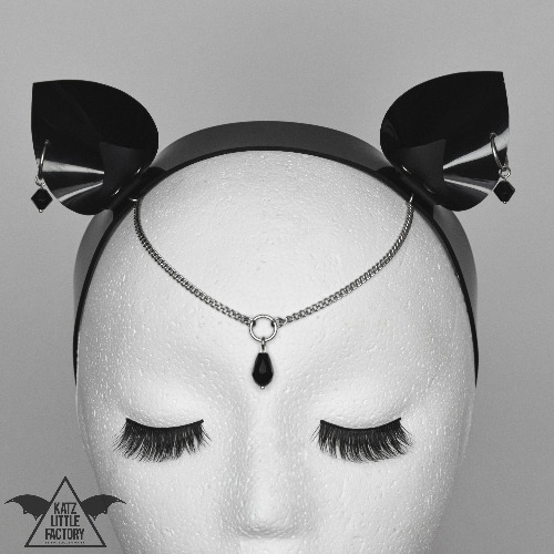 MOON CAT - Forehead Jewellery Headband | Black