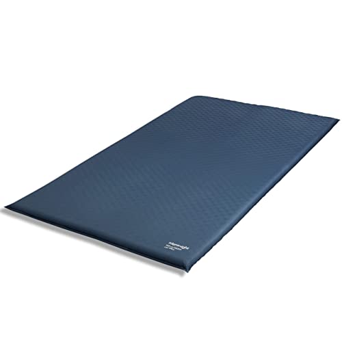 Silentnight Self Inflating Sleeping Mat Camping Mattress - Inflatable and Compact Sleeping Pad with Storage Bag for Camping, Hiking and Festivals - Self Inflating with No Pump Needed, Double - Double