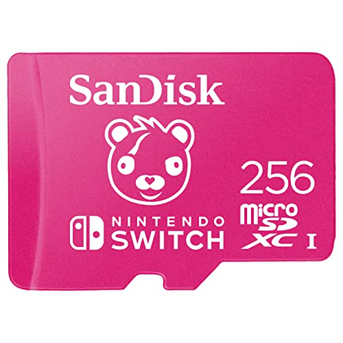 SanDisk 256GB microSDXC-Card Licensed for Nintendo-Switch, Fortnite Edition - SDSQXAO-256G-GN6ZG - Fortnite Cuddle Team Leader - 256GB