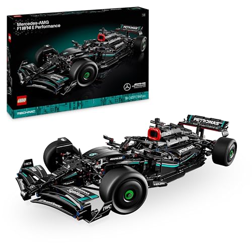 LEGO Technic Mercedes-AMG F1 W14 E Performance Set for Adults to Build, Scale Race Car Model Building Kit, Collectible Home or Office Décor, Father's Day Treat, Gifts for men, Women, Him or Her 42171 - Car