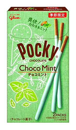 POCKY CHOCO MINT - Mint - 2.14 Ounce (Pack of 2)
