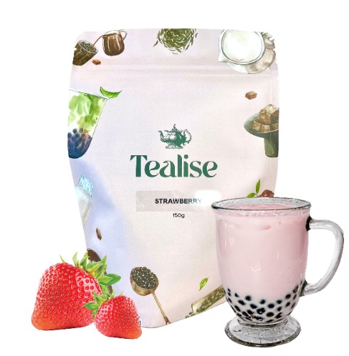 TEAliSe Instant Boba Tea Mix (Strawberry) - 