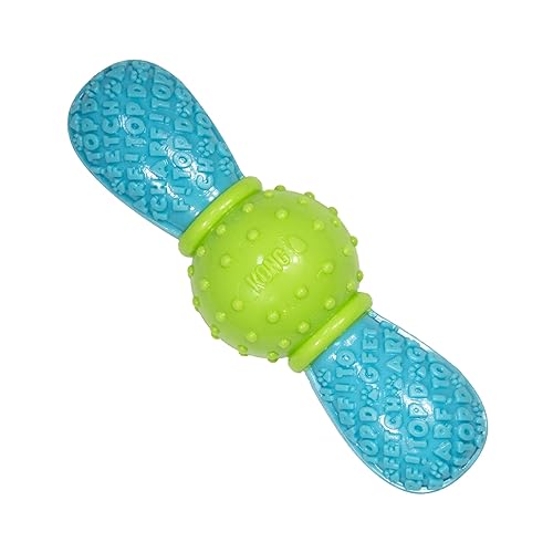 KONG CoreStrength Bow Tie Bone - Dog Dental Chew Toy - Durable, Multi-Layered Dog Toy for Enrichment Play & Dental Care - with Textured Body for Teeth Cleaning - for Small/Medium Dogs