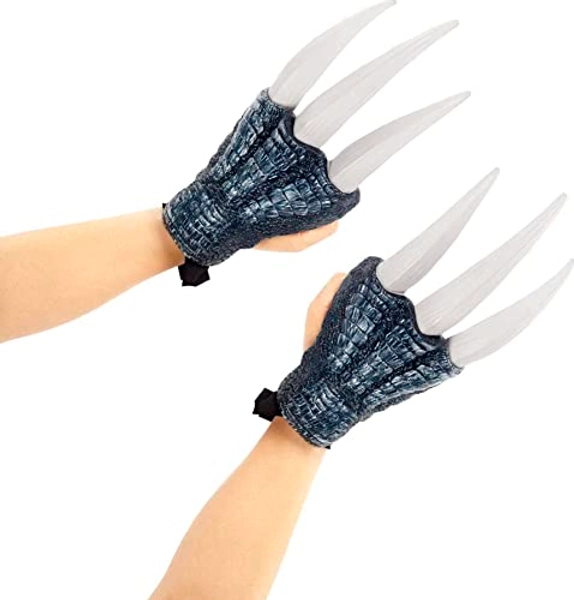 Mattel Jurassic World Toys Dominion Therizinosaurus Dino Claws, Glove-Style Accessory with 10-in Slasher Claws, Role-Play Toy