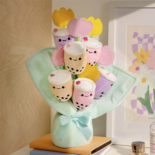 Pearl Boba Tea Bouquet Plush | Default Title