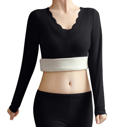 Thick Warm Long Sleeve Thermal Top