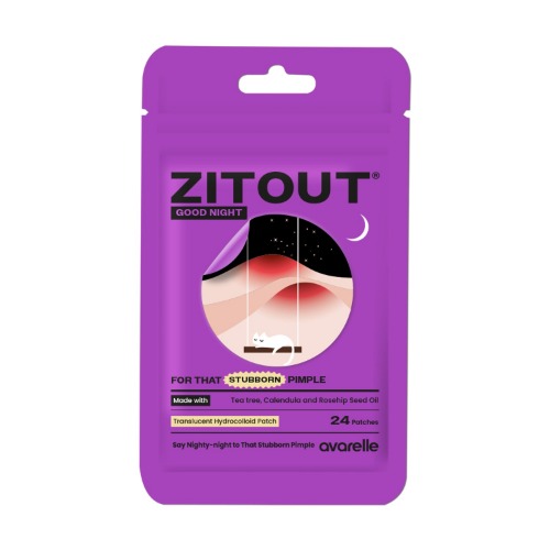 ZITOUT® Good Night(PM) 24CT | Acne Cover Pimple Patches for Face | Acne Spot Dots for All Skin Types | Alcohol Free Paraben Free Vegan Cruelty Free
