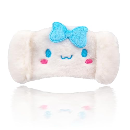 Kawaii Cartoon Sleep Eye Mask, Cute Plush Blackout Sleeping Mask Eye Cover for Kids Teens Girls Women - Dog