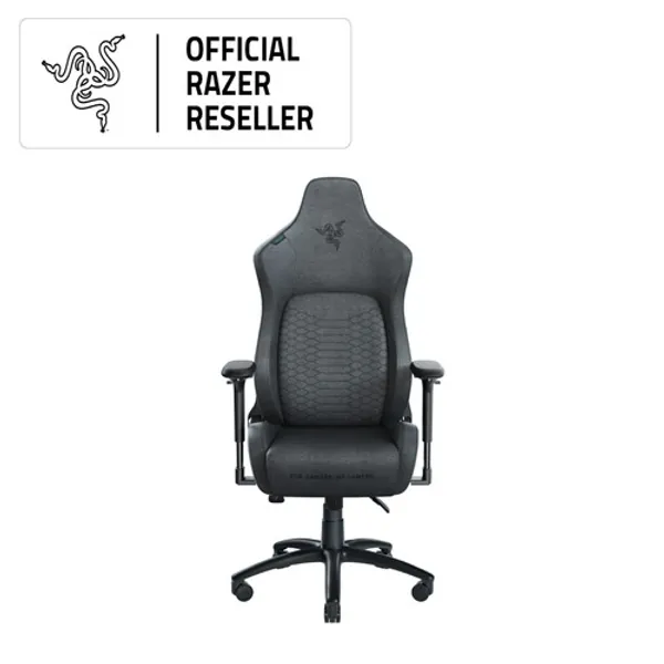 Razer Iskur Dark Gray-Fabric Gaming Chair with Built in Lumbar Support