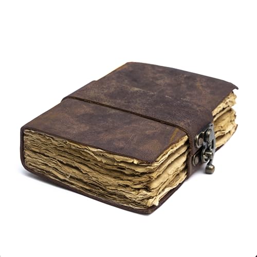 NomadCraftsCo. Lock Belt Journal - 7" x 5" - Weathered Brown