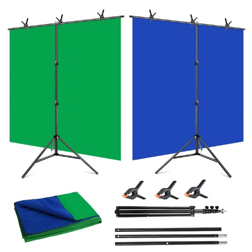 Green Screen Backdrop with Stand 