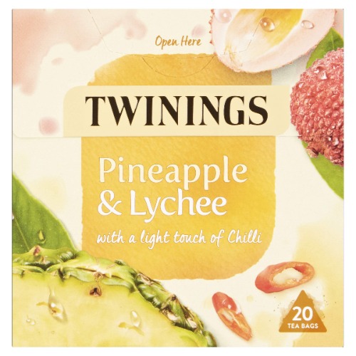 Twinings Pineapple and Lychee Herbal Tea bags, 20 Tea bags