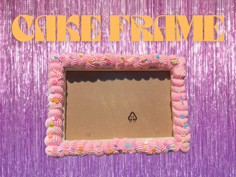 Fake Cake Photo Frame