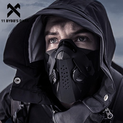 11 BYBB'S DARK Hip Hop Streetwear Patchwork Face Mask 2020 Tactical Function Personality Riding FACE Mask Dustproof Unsiex