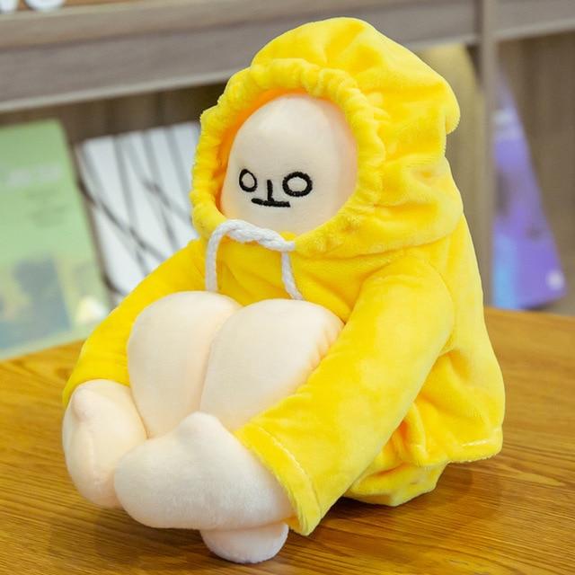 Moody Banana Plush | Yellow / 7in / 18cm