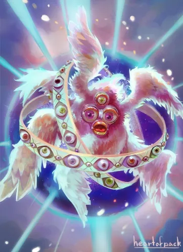 Biblically Accurate Furby (Burby) Art Print by Heartofpack 