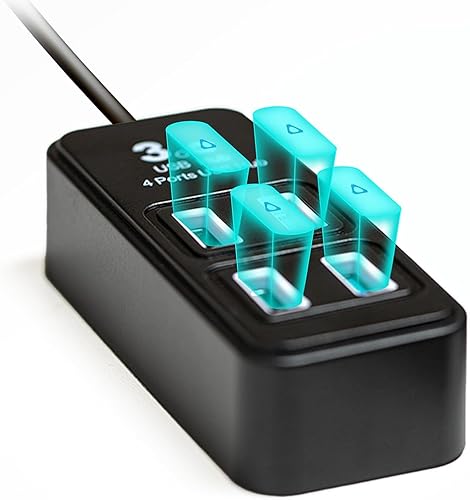 4-Port USB Hub for Vive Tracker USB dongles