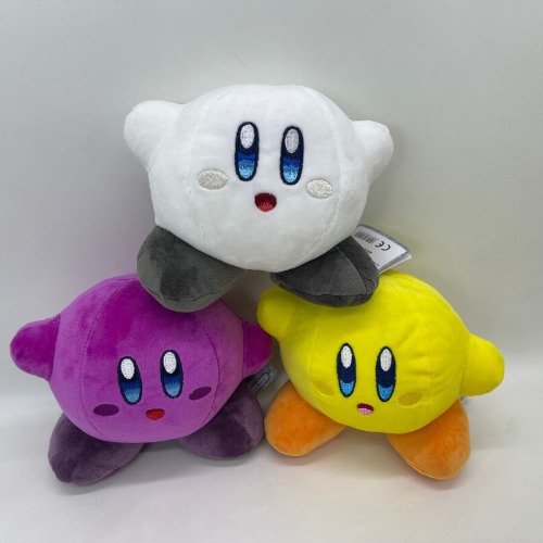 eBay Item: Kirby Air Ride - Purple, White & Yellow Kirby Plush Toys!