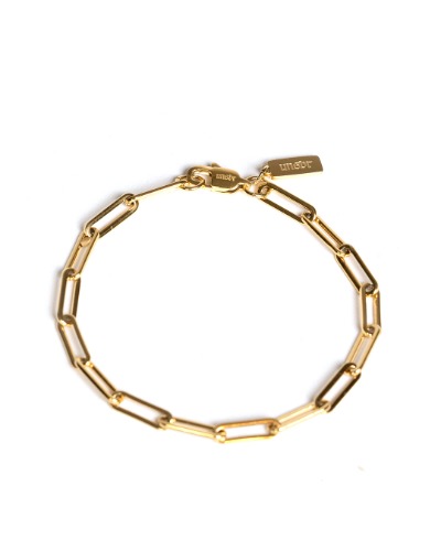 Paperclip Bracelet (Gold) - 7