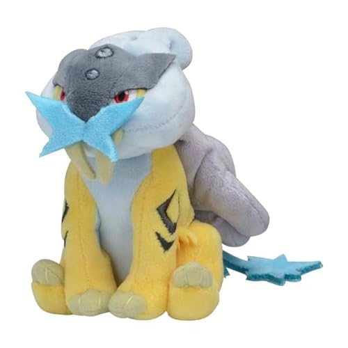 Pokémon Center: Raikou Sitting Cuties Plush, 5 ¾ Inch