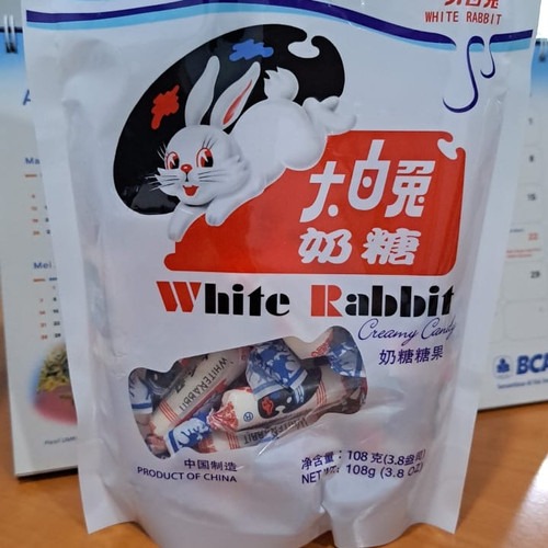 WHITE RABBIT CANDY!!!