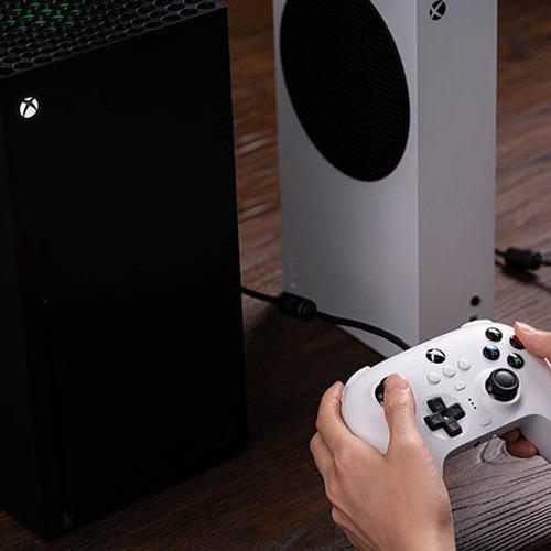 8bitdo Ultimate Wired Controller Gamepad Windows 10 Xbox Series X / S - Pink di Devil Store Official | Tokopedia