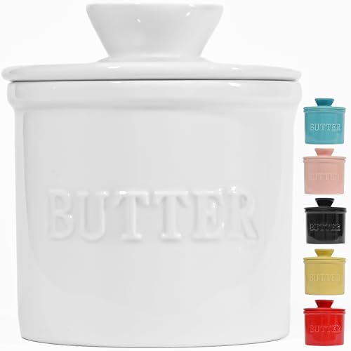 PriorityChef French Butter Crock with Lid