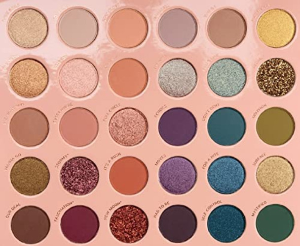 ColourPop IT'S A MOOD Eyeshadow Palette Mega Matte Metallic Semi-Sparkle Glitter Cruelty-Free Super-Pigmented Color - IT'S A MOOD