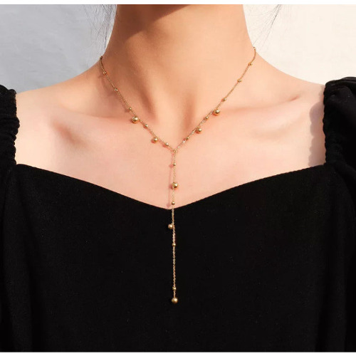 Brook Dainty Gold Satellite necklace