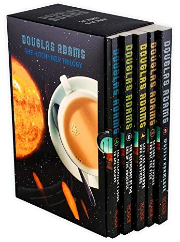 Hitchhiker's Guide to the Galaxy Trilogy Collection 5 Books Set by Douglas Adams