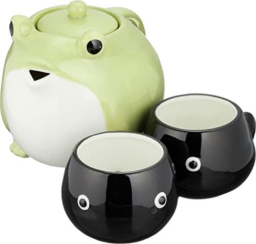 Teapot & Tea Cup Set, Frog Parent and Child