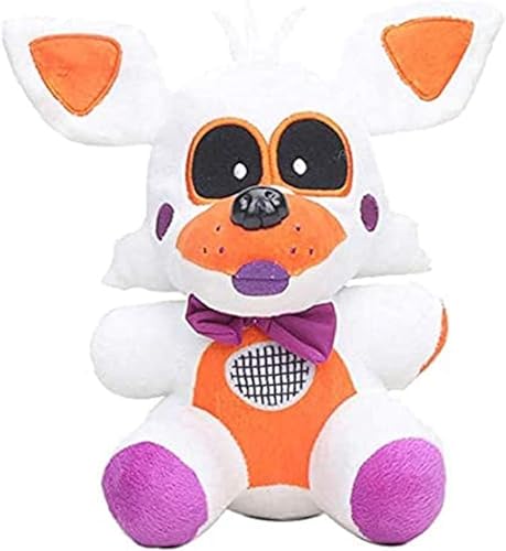 SPSMOKH Cute Animal Plush Toys FNAN in 's Themed Pattern Plush Toys Fazbear Toys Children's Gifts (Lolbit) - Lolbit