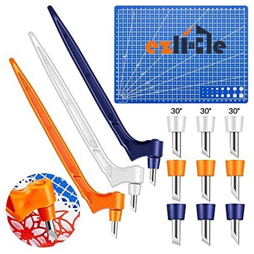 Craft Knife Cutter 360° Rotating Cutting Blade Gyro-Cut Paper Cutting Tool New