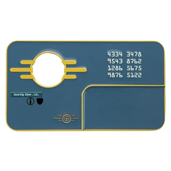 Fallout Vault Security Keycard Collectible Metal Replica