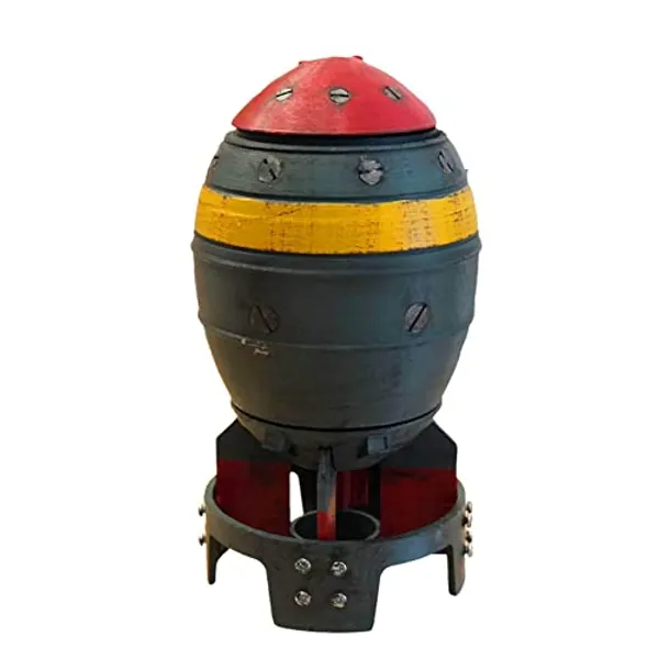 Nuke Bombs Desk Storage Box, Nuke Bombs Statue Storage Box, Novelty Key Bowl Storage Holder, Desktop Jewelry Dish Organizer for Decor Naysku