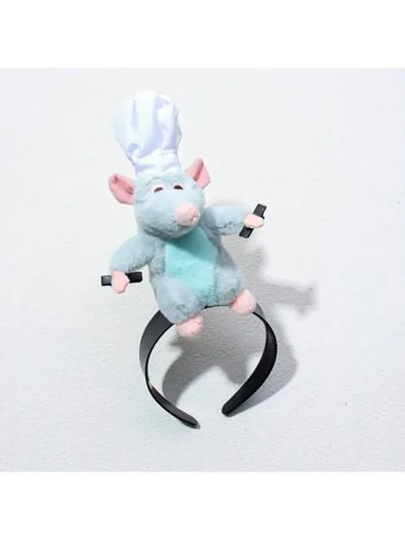 Rolig Och Söt Diadem För Flickor - Råtta Kung Formad Plysch Docka Hårband För Handgjord Hår Ornament , Hög Krona Design