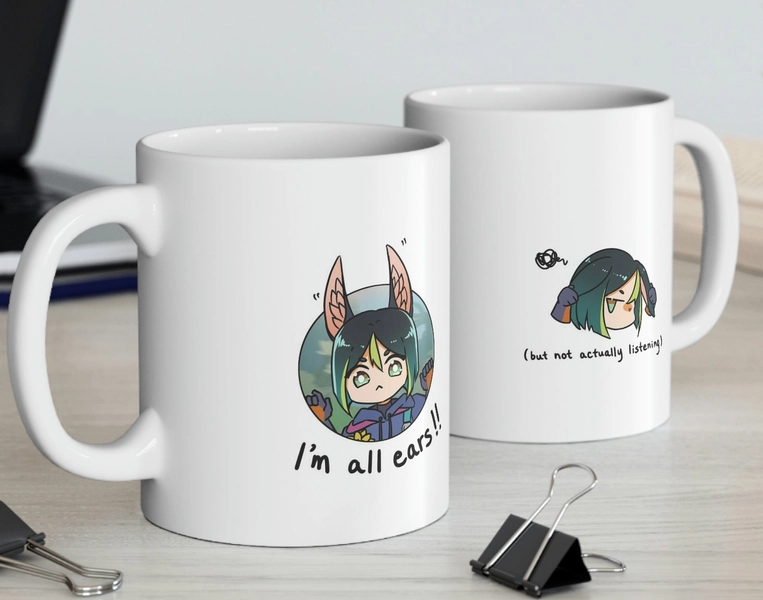 Tighnari Je suis tout ouïe Genshin Impact Funny Mug