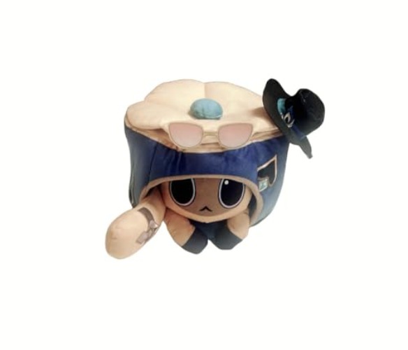 XcdQualotrine Honkai Star Rail Plush，16cm Cat Doll Firefly Silver Wolf Sparkle Dan Heng Blade Kafka Clara Plush Toys Anime Collection Desktop Display Toy Gift (Aventurine) - Aventurine