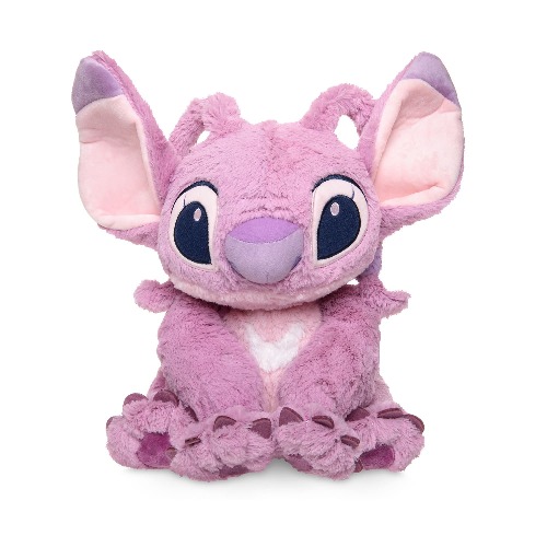 Disney Store Official Angel Medium Soft Plush Toy, Lilo and Stitch, 38cm/14, Cuddly Character Made with Soft-Feel Fabric and Embroidered Features, Suitable for All Ages