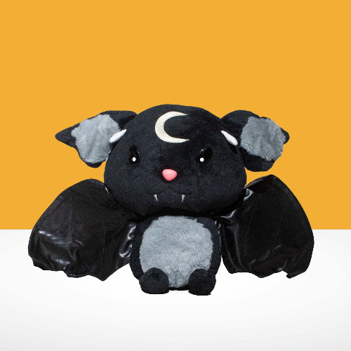 Shadow - Halloween Gothic Plush Bat Man Doll (Black) - 30cm