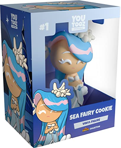 Youtooz Sea Fairy Cookie 5" Inch Vinyl Figure, Official Collectible Sea Fairy Cookie from Mobile Game Cookie Run: Kingdom by Youtooz Cookie Run Kingdom Collection - Seafairy Cookie