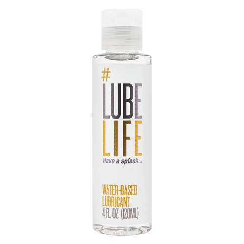 #LubeLife Water-Based Personal Lubricant, Lube for Men, Women & Couples, Non-Staining, 4 Fl Oz - Original 4 Fl Oz (Pack of 1)