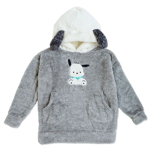 Throne | COQUI | Pochacco Fluffy Hoodie With Ears | Default Title