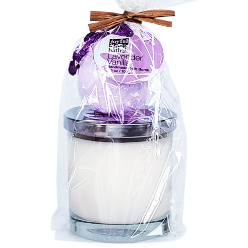 Candle & Bath Bomb - Lavender Vanilla