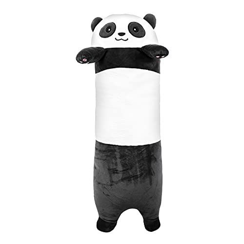 Lange Süße Panda Plüschtier Katze Kissen Kuscheltier Schlafkissen Wurfkissen Super weiche Stofftier Spielzeug Sofakissen Seitenschläferkissen Zimmer Deko 70cm - Panda-70 Cm